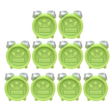 unbranded 10 Pcs Mini Alarm Clock Small Clocks Doll House Furniture Toy