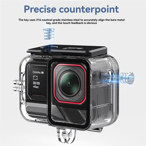 Waterproof Case for  Ace Pro 2 Waterproof Dive Case 60M Housing Underwater Action Camera Accessories 1