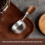 Accurate Measuring Spoon for Coffees Bean Features Comfortable Walnuts Handle and Stainless Steel Construction 7
