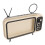 Support de téléphone de bureau rétro mini, ABS multifonctionnel 15