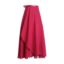 All-matching Chiffon Wrap Skirt for Women Long Dance Skirts Ballet Wrap Skirts Asymmetric Dance Skate Over Scarf Skirts