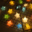 Luci a stringa LED Crackle Star da 9,8 piedi (3 metri), 10 lampade, multicolore 4