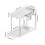 Pull Out Under Sink Shelf, Kitchen Storage Rack, Multi-Functional Bathroom Organizer, Layered Spice Cabinet 3