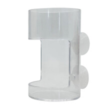 Fish Feeding Tray for FishTank Feeding Tool with Suction Cup Dish Bowl Easy Clean Fish Dispenser