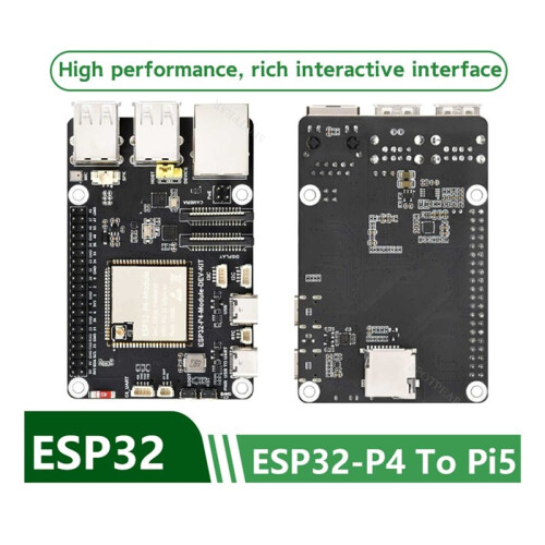 ESP32-P4 ESP32-C6 Development Board RISC-V WiFi6 MIPI CSI Module for  Display /RJ45 Ethernet /Mic /Audio 1