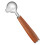 1Pc Brown Wooden Dough Cutter Dough Scraper with Ergonomic Handle for Kitchen Use 5