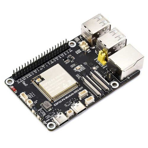 ESP32-P4 ESP32-C6 Development Board RISC-V WiFi6 MIPI CSI Module for  Display /RJ45 Ethernet /Mic /Audio
