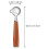 1Pc Brown Wooden Dough Cutter Dough Scraper with Ergonomic Handle for Kitchen Use 6