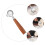 1Pc Brown Wooden Dough Cutter Dough Scraper with Ergonomic Handle for Kitchen Use 8