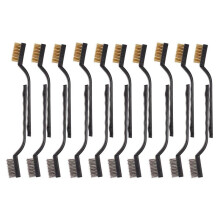 20Pcs Small Wire Brush 10pcs Copper Wire Brush 10pcs Stainless Steel Wire Brush