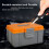 Portable Action Camera Storage Box Protective Storage Box for  Osmo Action 5 Pro /4/3 Camera Accessories Orange 7
