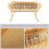 Decor Metal Fruit Plate Snack Storage Box Sundries Tray 2