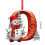 Kerstornament met sneeuwpop en initialen (26Letters) 7