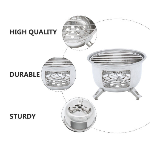 Bärbar campingkök Silver 1 set 6,0 x 6,0 tum 1