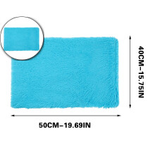 Soft Fluffy Pet Blankets Extra Warm Dog Blanket for Small Medium Large Dogs Cats Pet(Blue)