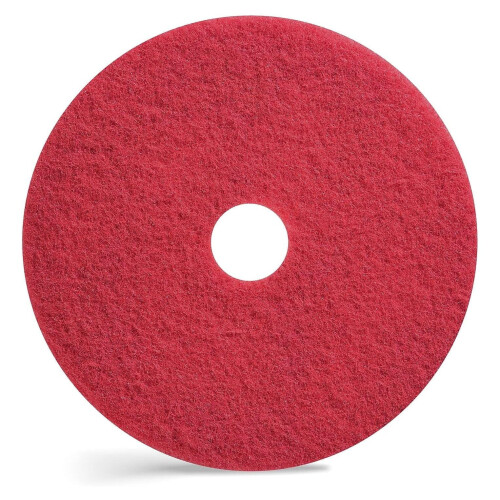 Brighton Floor Buffer Pads Red 20-Inch 5-Pack