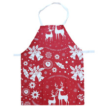 Kerstschort, Winterse elandboom kerstthema schort voor volwassenen met bandje voor keukenfeestjes 72 cm
