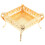 Decor Metal Fruit Plate Snack Storage Box Sundries Tray 6