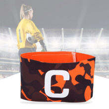 Langlebige Nylon-Outdoor-Fußballarmbänder, verstellbare Spielerbänder, orange für Teams