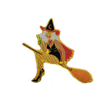 Halloween Scarecrow Iron-On Patch