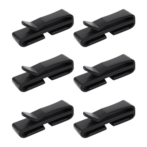 Household Hooks Black Mask Holder for Ski Helmet 2 Pack 1