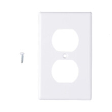 Plaques de recouvrement pour prises électriques, plaques frontales de prises, cache-fiches électriques