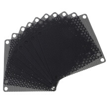 unbranded 10 Pcs Computer Case Dust Filter Laptop Cooling Small Splitter Black