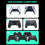 Rocker Cap & Paddle Accessory Set for PS5/PS4// Game Controller Handles Gaming Controller Accessories Red 4