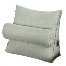 Ame Multifunctional Triangular Cotton Cushion Sofa Bed Chair Back Support Wedge-shaped Pad Waist Neck Rest Pillow Home Office