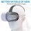 Facial Interface & Face Cover Pad for  Quest 2, VR Accessories for Meta Quest 2,  Quest 2 Accessory 6