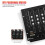3-Channel USB DJ Mixer with Built-in Audio Interface 3-Band EQ Microphone Input and Replaceable Crossfader US Plug 9