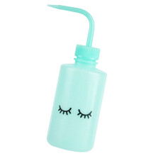 Leakproof Curved Nozzle Eyelash Cleansing Bottle With Ergonomic Grip For Precise Control Salon Home Use