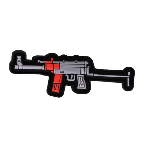 Tactical PVC Morale Patch, Hook Fastener