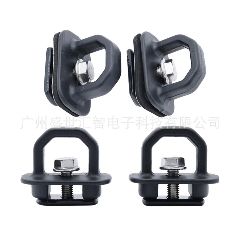 2Pcs Heavy-Duty Truck Bed Hooks, Universal Cargo Tie-Down Anchors, Compatible With Pickup Trucks 9401284837572