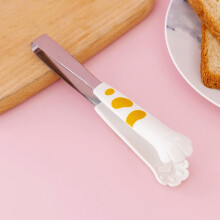 Cute Cats Paw Shaped Food Tongs, Cat Claw Style Kitchen Tweezers, Playful Paws Food Grabbers, Adorable Cat-Paw Serving Tongs