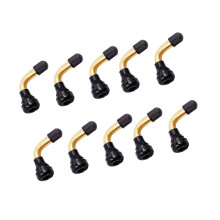 High Pressure Motorcycle Tire Valves Stem With Reverse Flows Stoppers Copper Cores Bent Design For Scooters And Off Roading Bikes