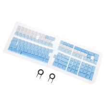 OEM Height Side Engraved Keycaps PC Contouring Lines Theme Color Optional for Mechanical Keyboards