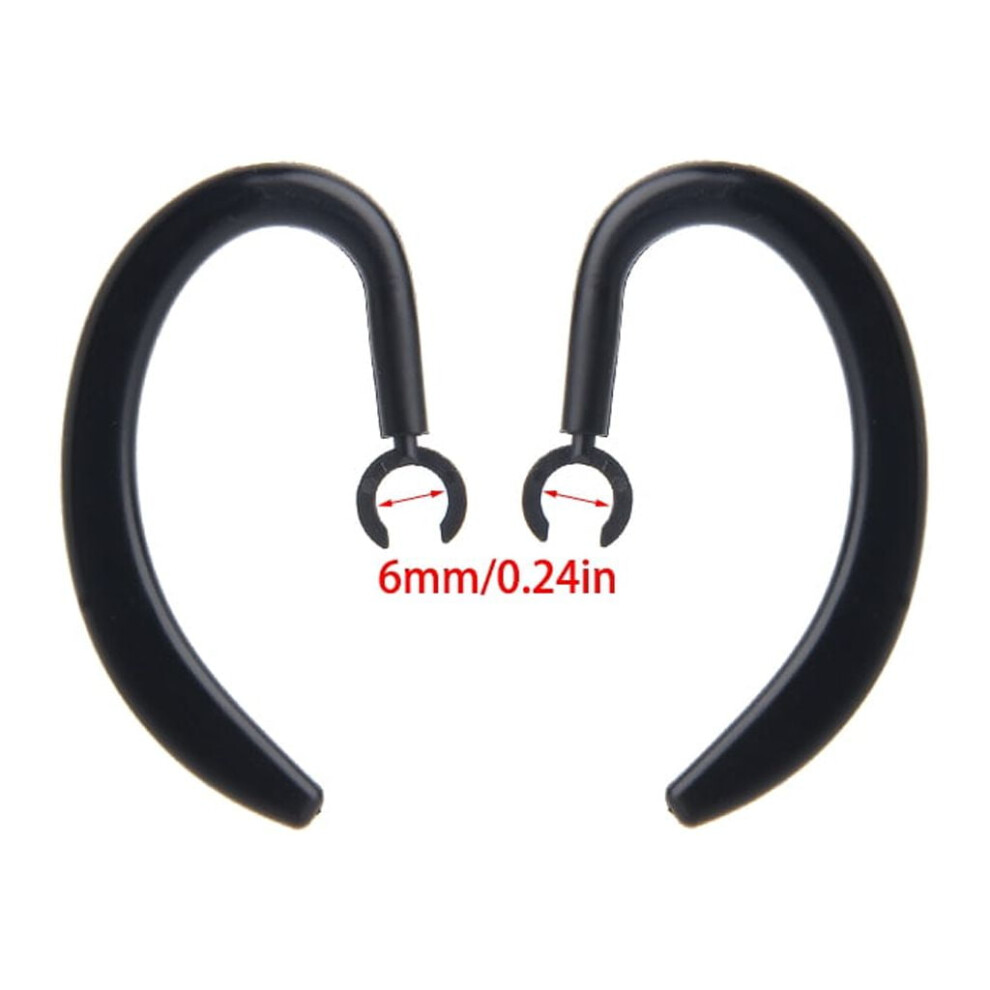 Rockrok Anti-Lost Soft Bluetooth-Compatible Earphone Earhook Rubber Rotary Clip Headphone Stand Ergonomic Ear Hook Compact Size 9401284836766