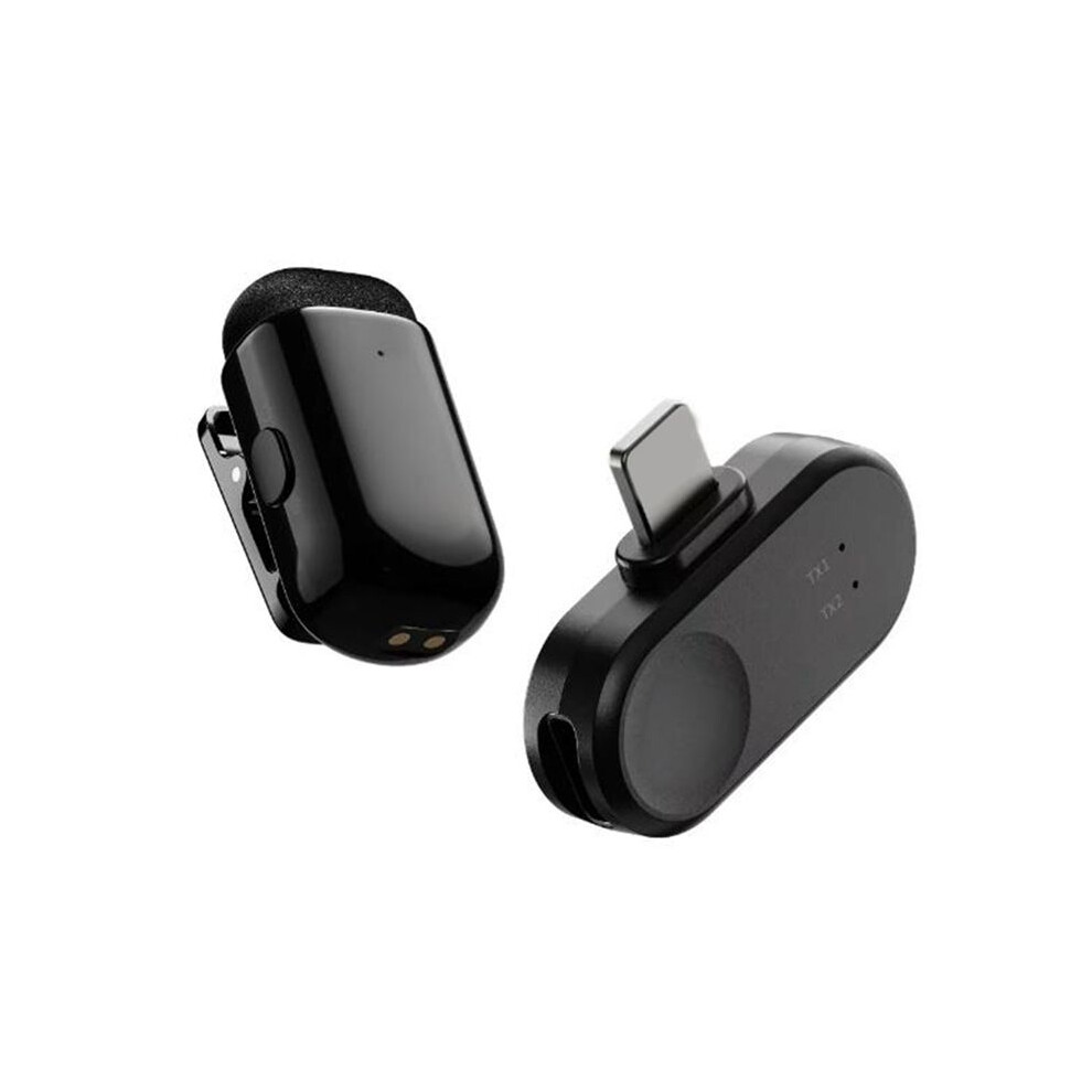 Wireless Lapel Microphone With Noise Cancellation App Setting For Audio Video Recording For Interface 6033966916959