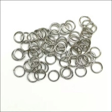 Lot 100pc 6mm Metal Open Jump Rings Split Rings Connectors Jewelry Making Crafts-White K-100pcs