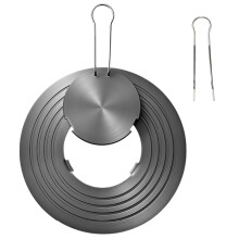 Removable Aluminum Heat Conducting Plate for Electric and Gas Stoves 26x26cm Defrosting Tray with Handles