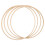 Khaki Embroidery Hoops Sturdy Craft Frames 4 Pieces 1