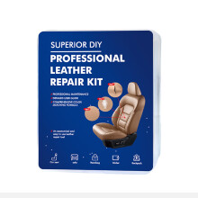 Kit de reparación de cuero para asientos de coche, sofás y muebles. Fórmula líquida para rellenar arañazos. Repara rasgaduras y quemaduras en