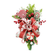 Christmas Upside Down Tree45cm Multicolour Plastic & Wire