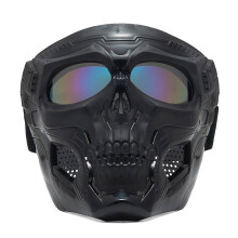 Motorcycle Goggles Removable Motorcycle Mask Windproof Face Mask Eyewear
