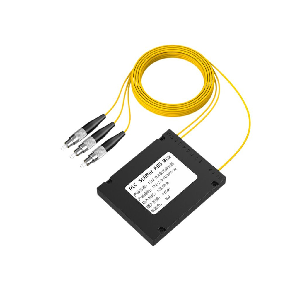 Photos - Cable (video, audio, USB) FC/UPC Fiber Optic Splitter Box PLC Splitter ABS Box Fiber Optical Splitter Fiber Optic Splitter Box 1/2
