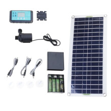 HONCLL 100W Solar Power Water Pump for Pond Gardens Head with Energy Storage Box