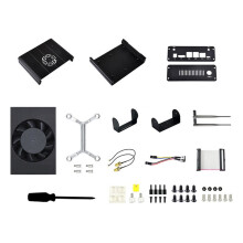 For Jetson Orin NX Aluminum Enclosure Kit Portable Camera Stands Heat Dissipation Fan Fits Jetson Orin NX Kit