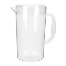 Pichet en acrylique, carafe à eau froide, récipient à jus froid, porte-jus froid, accessoire ménager (23,5 x 19 x 13 cm)