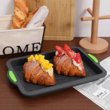Moule à gâteau en silicone gris antiadhésif lavable pour la cuisson au four